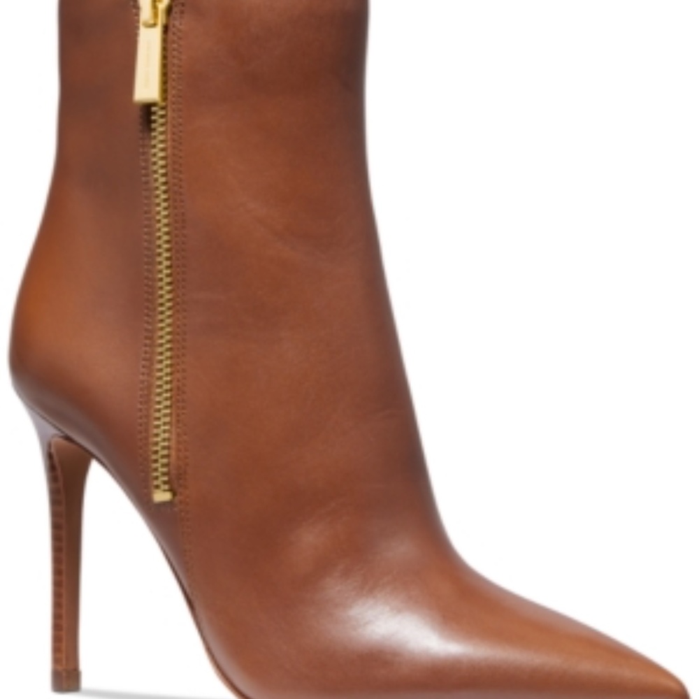 Michael Michael Kors Womens Keke Leather Pointed Toe Ankle (NEW) Size 6